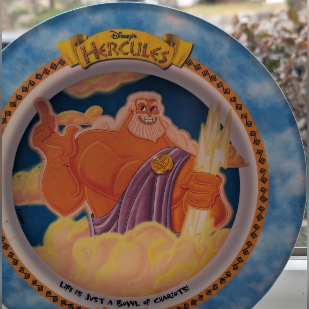 Zeus and The Muses McDonald's 1997 Disney plates